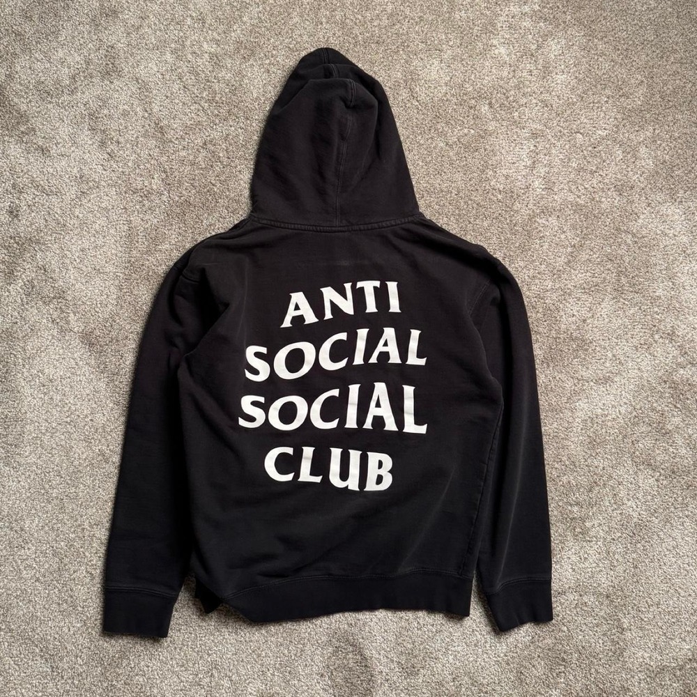 BLACK ANTI SOCIAL SOCIAL CLUB MIND GAMES PULLOVER HOODIE